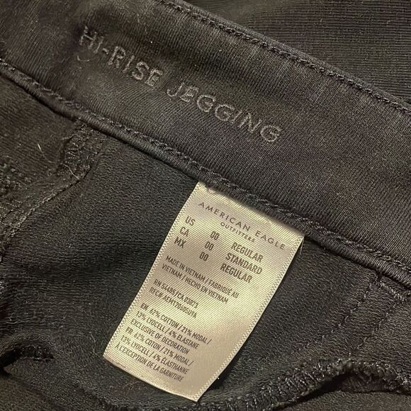 American eagle super stretch high-rise jegging• size 00 like new (1535) 1690 - Picture 4 of 12